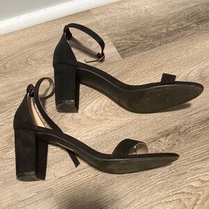 Dream Pairs Black Block Heel Sandals